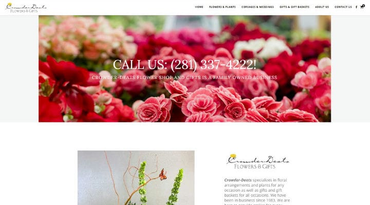 20+ floristwebbplatser som kommer att inspirera alla blomsterälskare