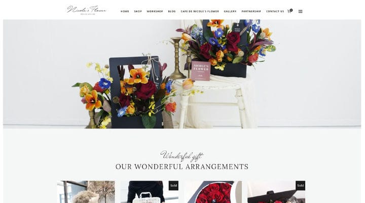 20+ siti Web di fioristi che ispireranno ogni amante dei fiori
